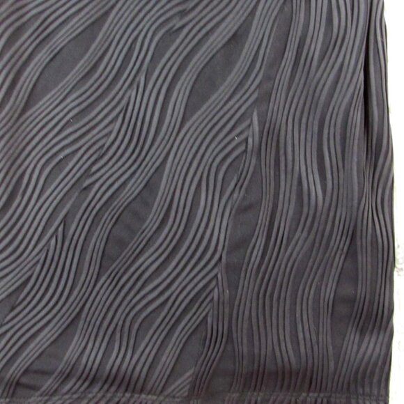 EUC $595 Jovani Black Textured Long Slv fitted sheath Midi Dress beaded cuff 4 - Picture 8 of 14